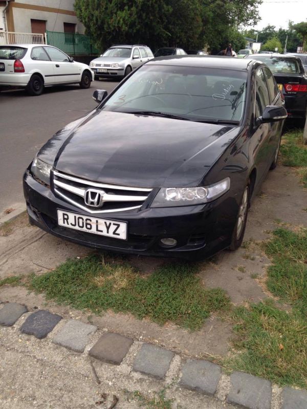 Honda Accord 2007 2.2 i-CTDi fekete félbőr belsős.